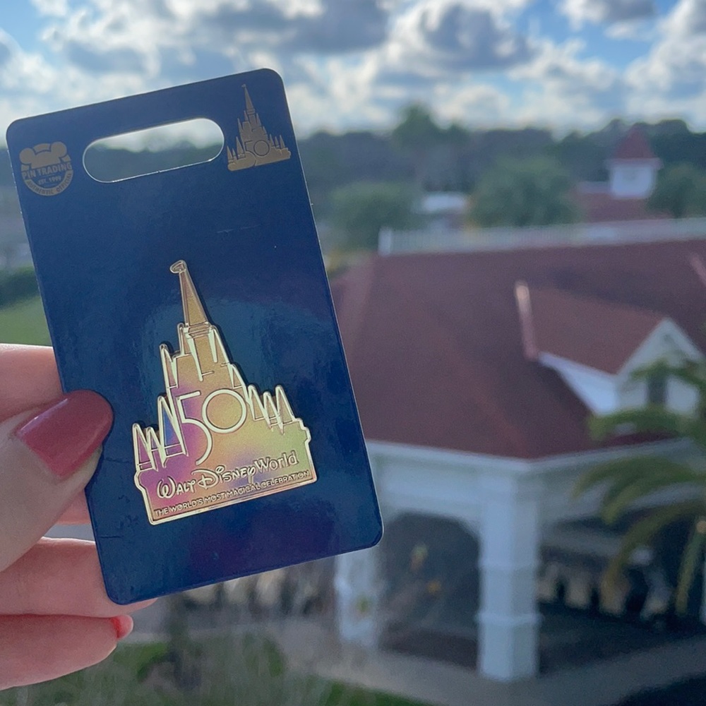 Disney World 50th Celebration Collectible Pin